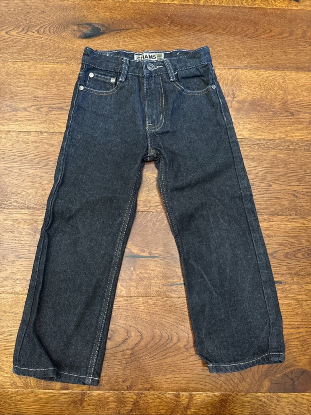 Champs Men's Black Straight Leg Jeans